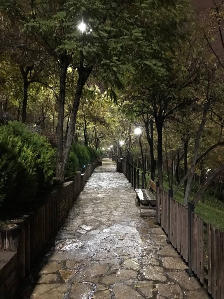 پارک های تهران برای شبگردی